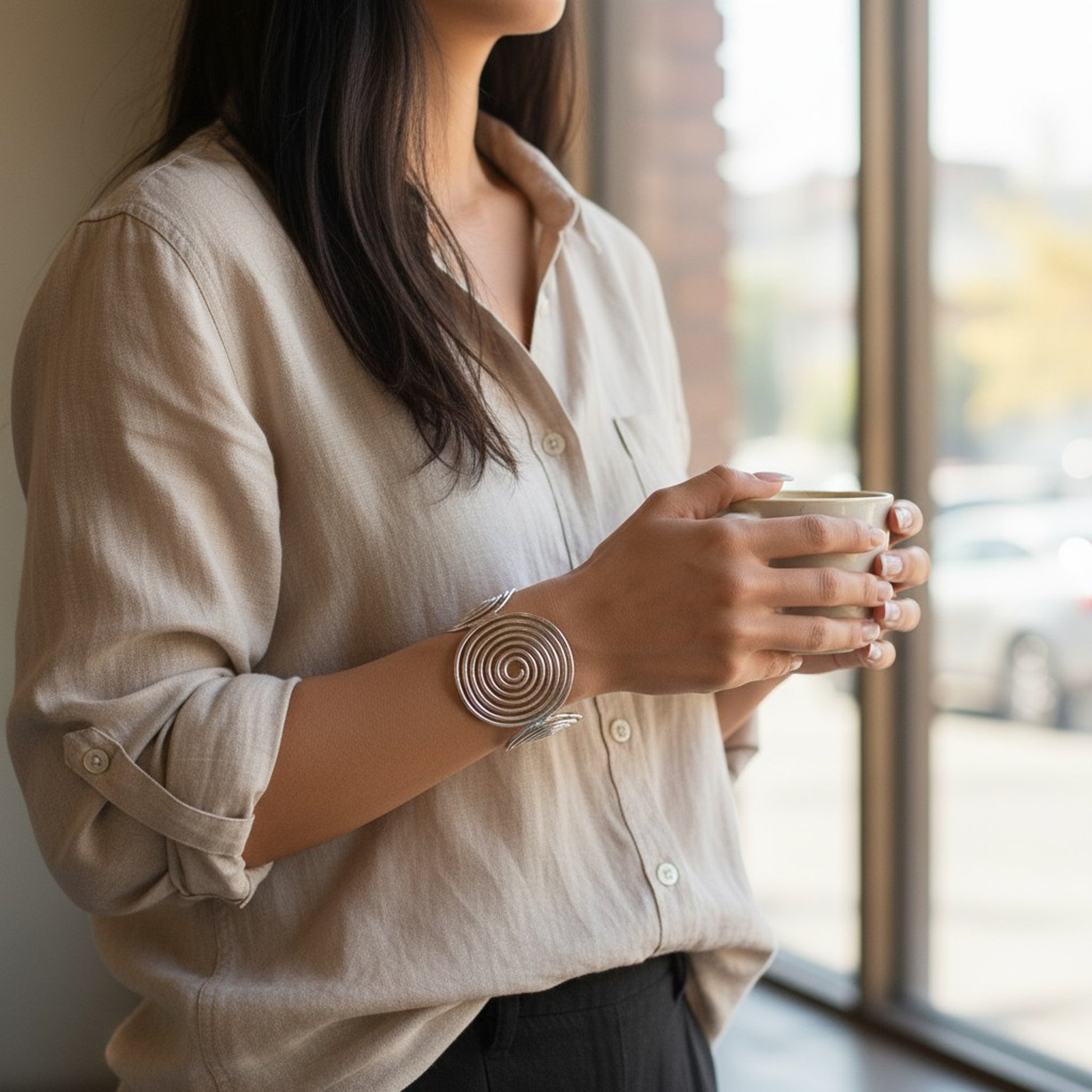 Armband Acryl Leo Bernstein vers. Farben modern dehnbar KARMA