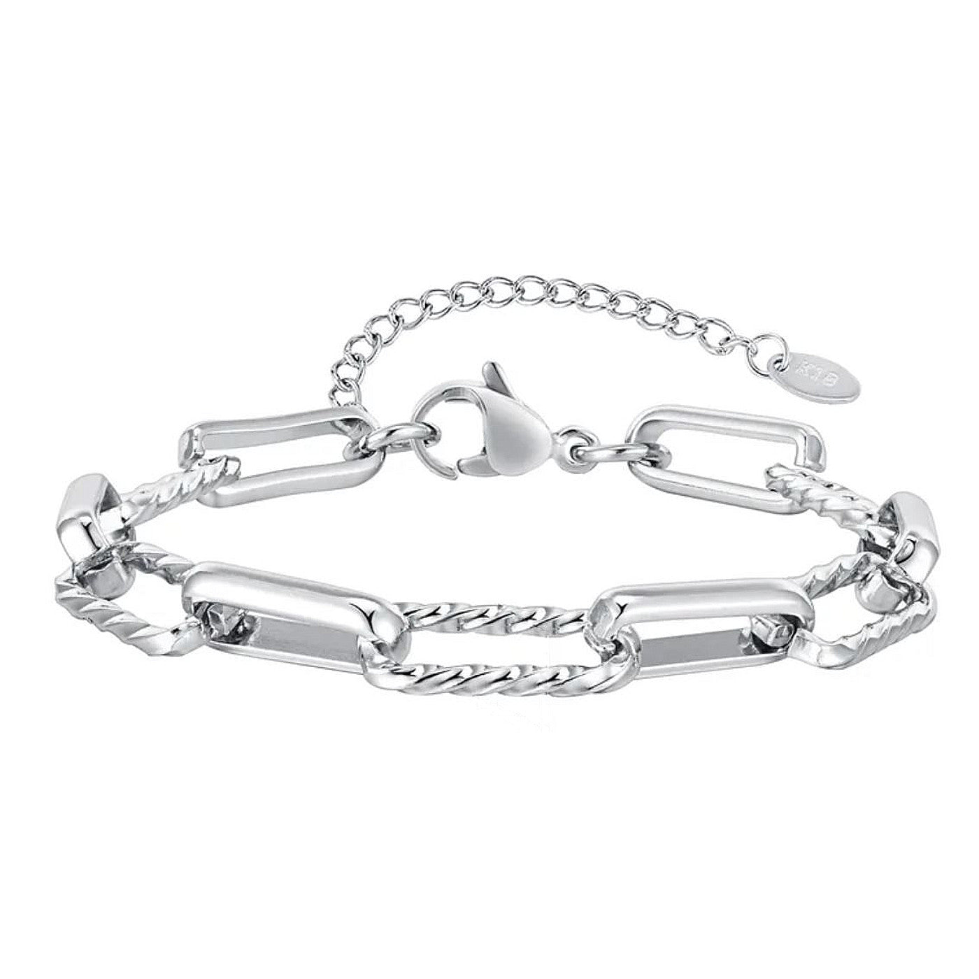 Gliederarmband Damen Gold od. Silber Karma