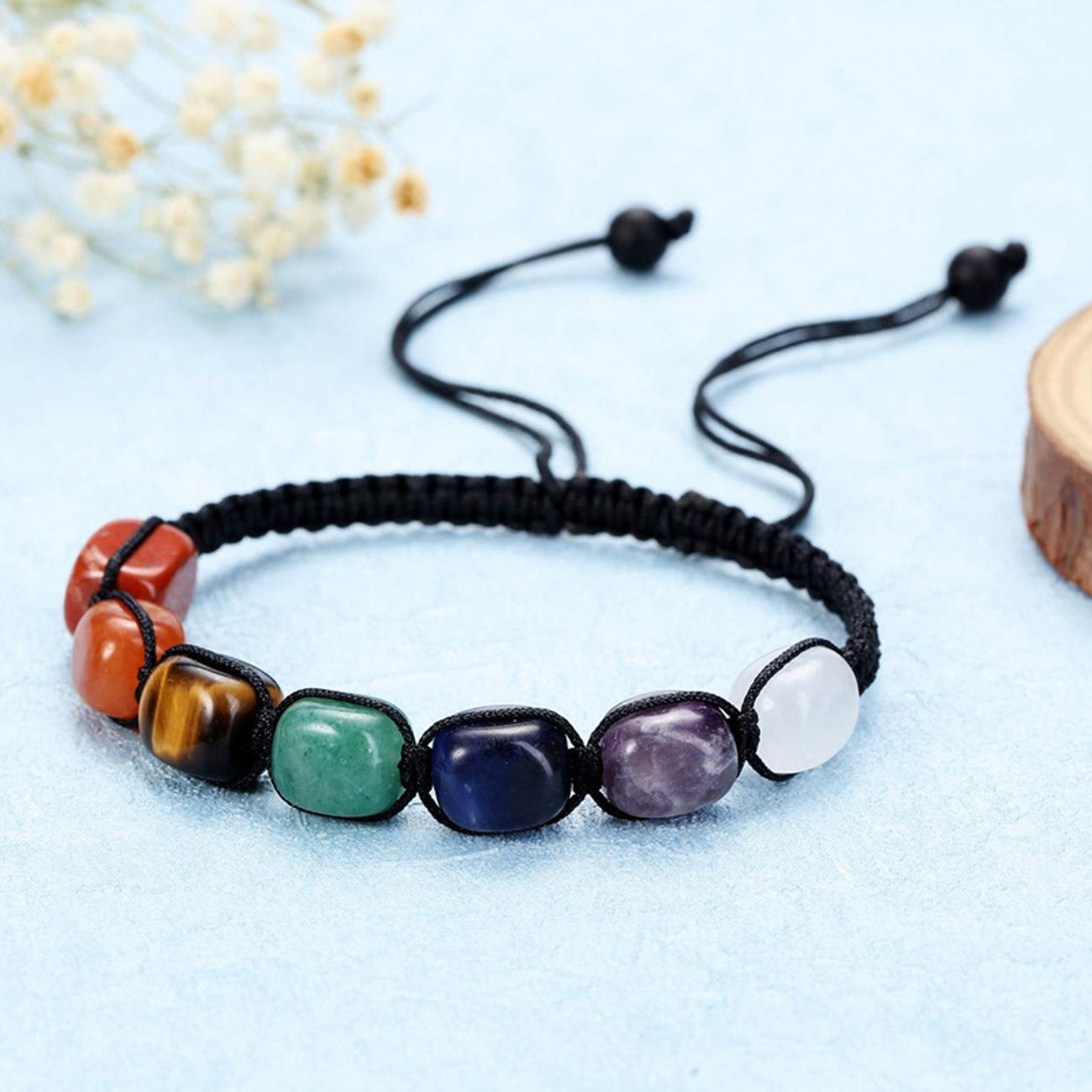 Damenarmband Chakra Steine KARMA