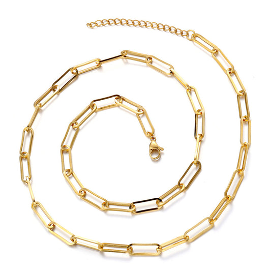 Halskette Gold Gliederkette Damen KARMA