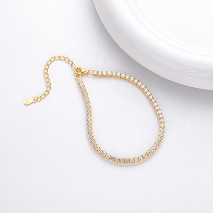 Kristall Armband Damen Silber 925 in Gold oder Silber KARMA