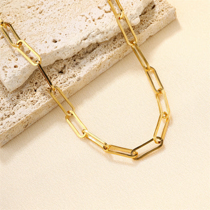 Halskette Gold Gliederkette Damen KARMA