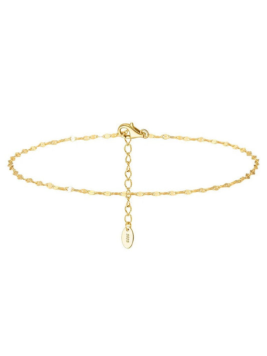 Fußkettchen Silber 925 vergoldet KARMA