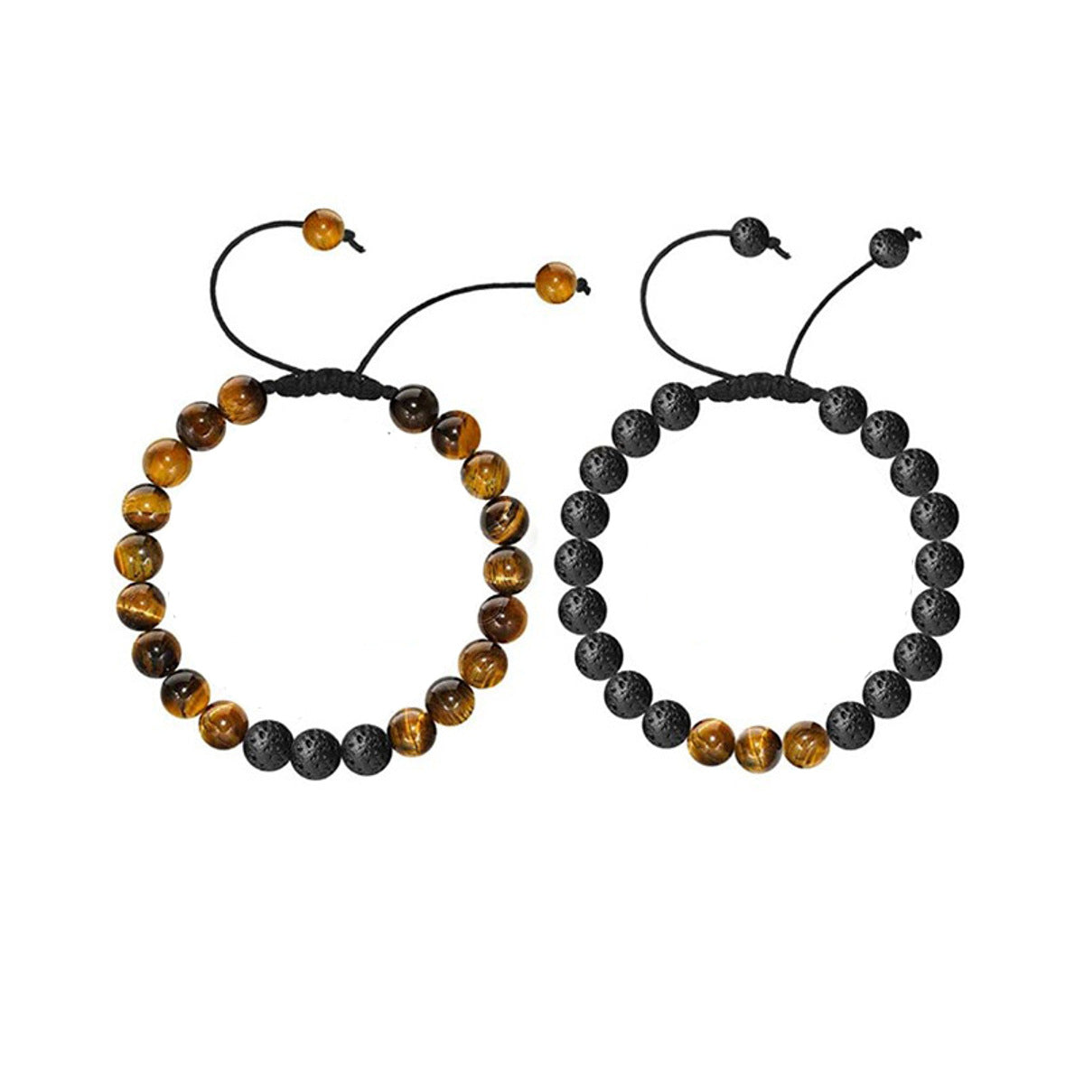 Natursteinarmband vers. Farben KARMA