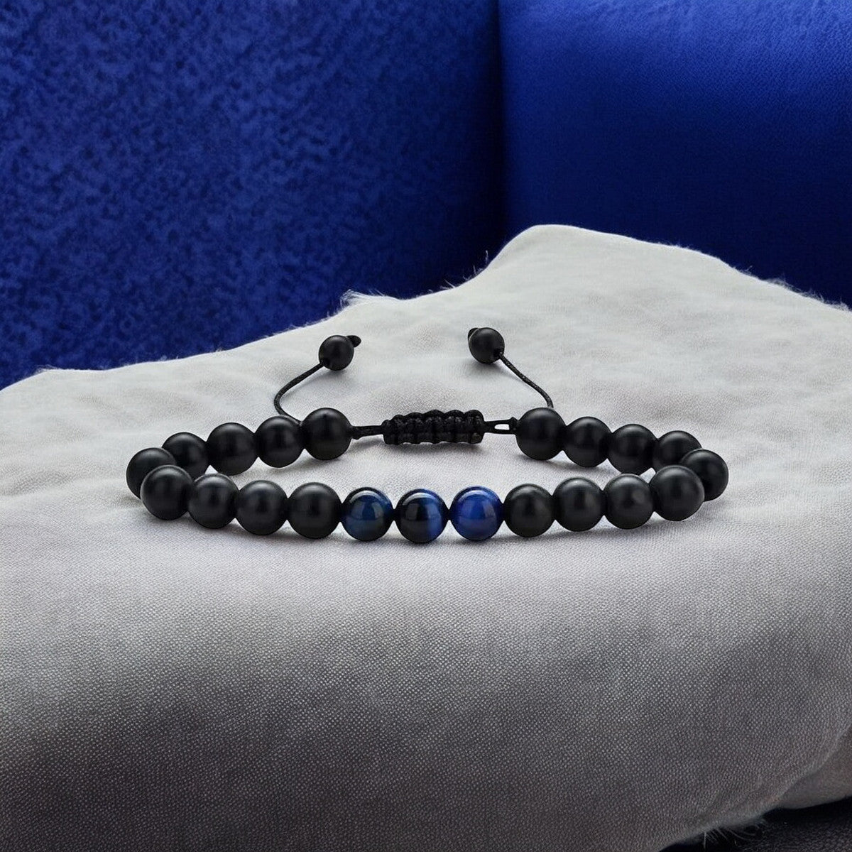 Natursteinarmband vers. Farben KARMA