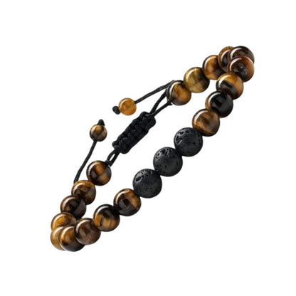 Natursteinarmband vers. Farben KARMA