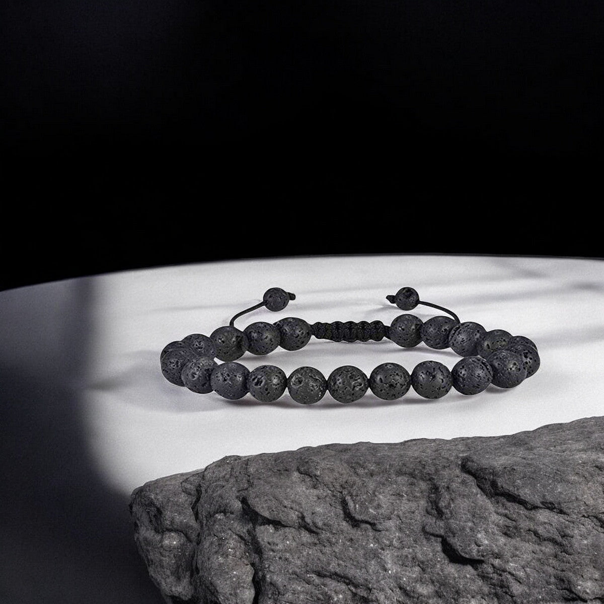 Natursteinarmband vers. Farben KARMA