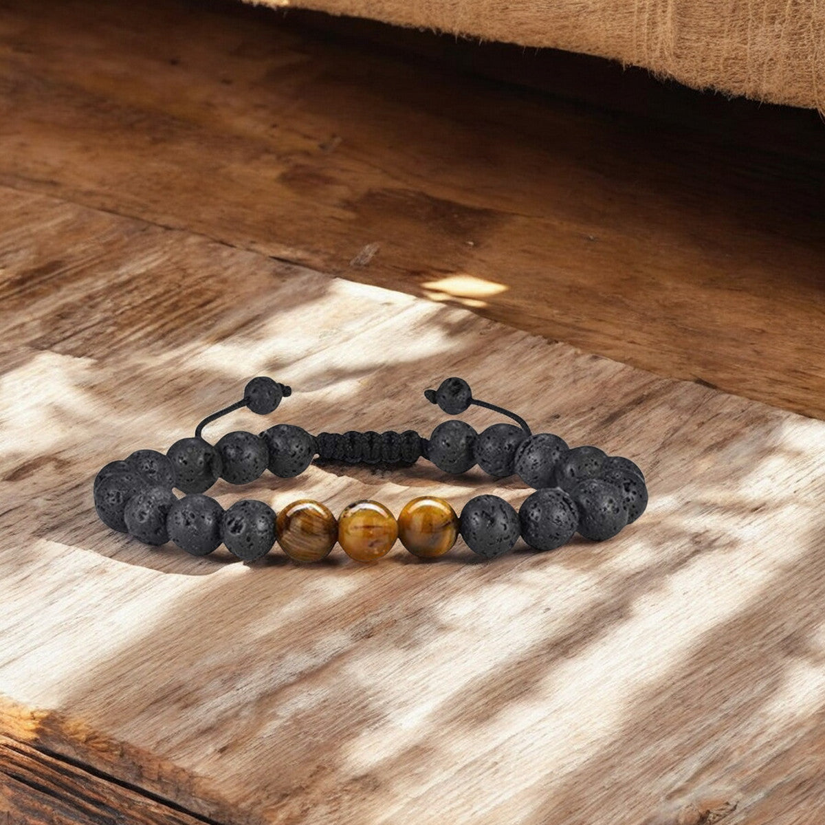 Natursteinarmband vers. Farben KARMA